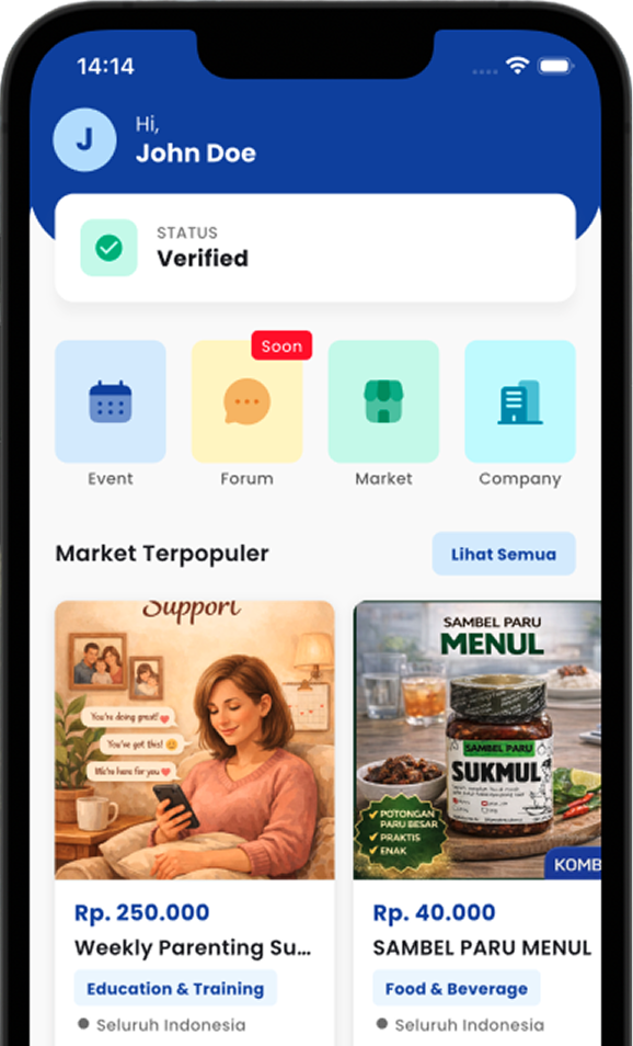 Tampilan terbaru aplikasi EXPAN